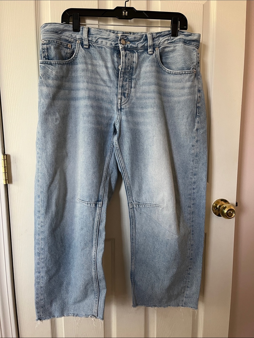 Madewell Darted Barrel Light Blue Women’s Jeans